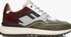 groene floris van bommel lage sneakers sfm-10139 noppi