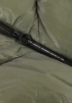 groene krakatau gewatteerde jas qw531