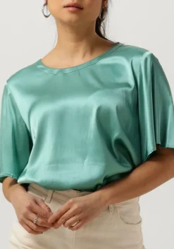 groene mos mosh blouses evie ss satin blouse