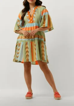 groene nema mini jurk bella