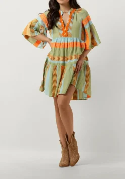 groene nema mini jurk bella