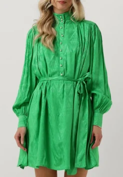 groene notre-v mini jurk nv-danton pearl dress