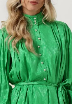 groene notre-v mini jurk nv-danton pearl dress