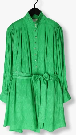 groene notre-v mini jurk nv-danton pearl dress