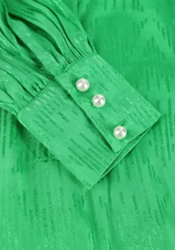 groene notre-v mini jurk nv-danton pearl dress