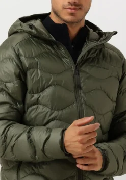groene peak performance gewatteerde jas m helium down hood jacket