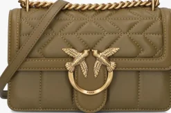 groene pinko schoudertas love one mini dc