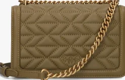 groene pinko schoudertas love one mini dc