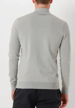 groene profuomo trui half zip luxury basic