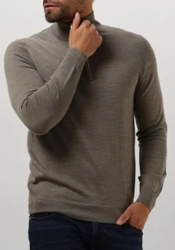 groene profuomo trui pullover half zip