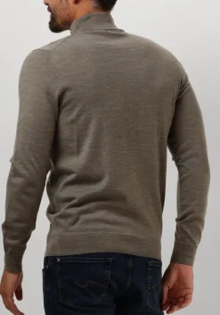 groene profuomo trui pullover half zip