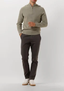 groene profuomo trui pullover half zip