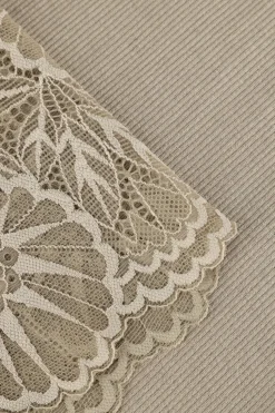 groene rosemunde top beatha capsleeve