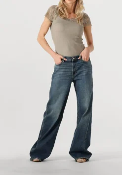 groene rosemunde top beatha capsleeve