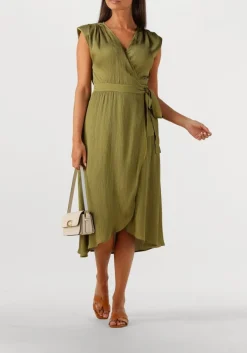 groene suncoo midi jurk cesaria