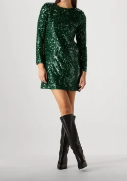 groene suncoo mini jurk carlota glitter