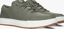groene timberland lage sneakers maple grove knit