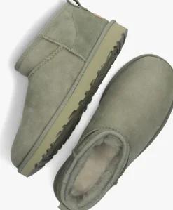 groene ugg vachtlaarzen w classic ultra mini