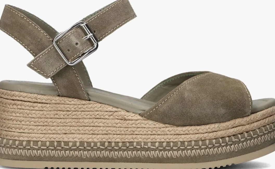 groene unisa sandalen met hak kalton