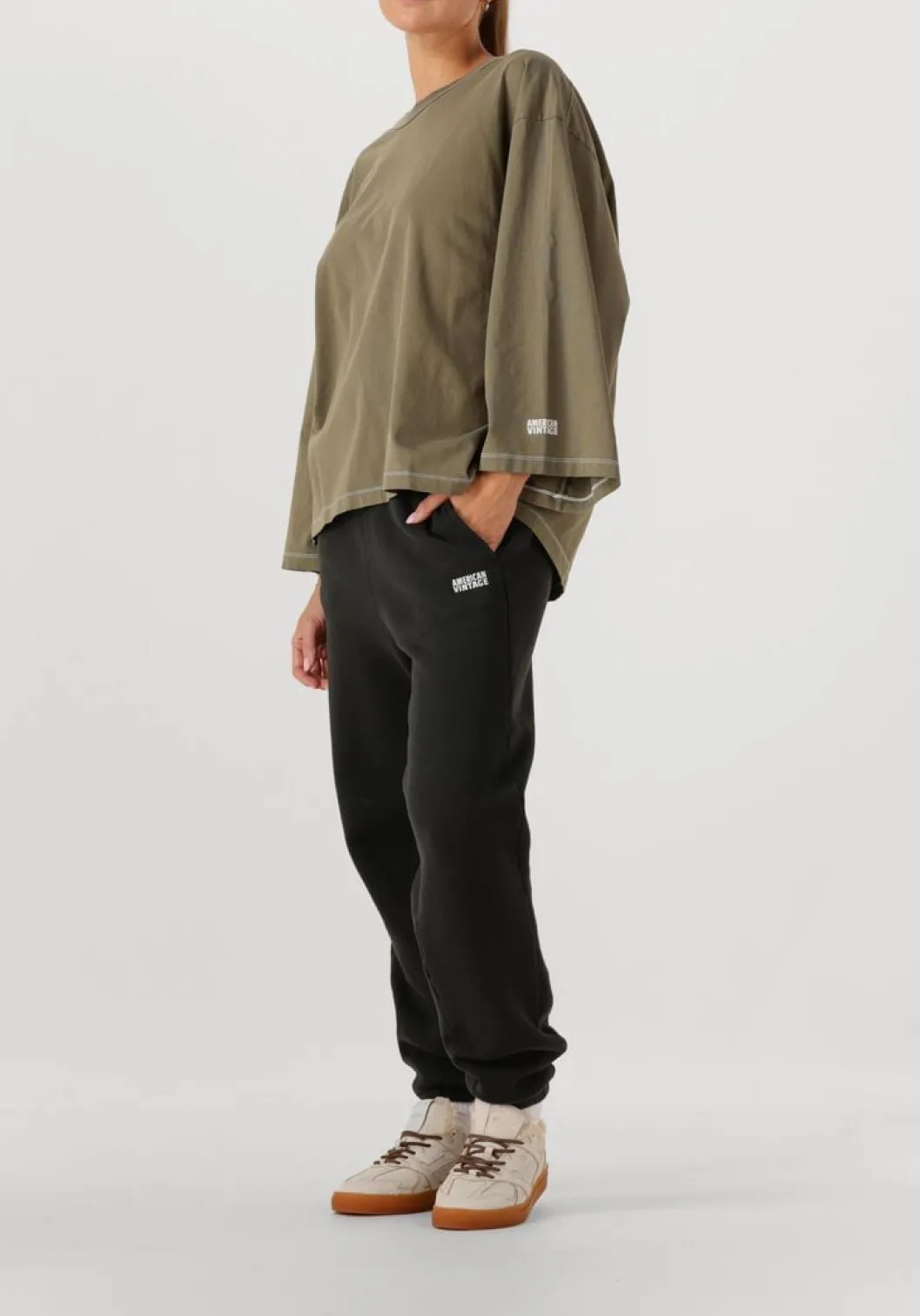 khaki american vintage top fizvalley