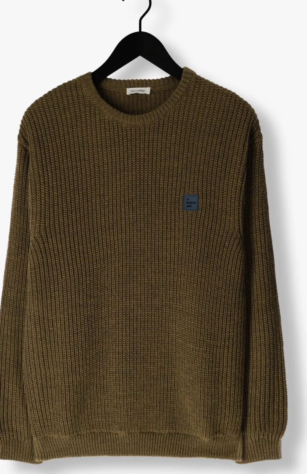 khaki american vintage trui crashway crew