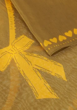 khaki bonnie studios sjaal love me do scarf