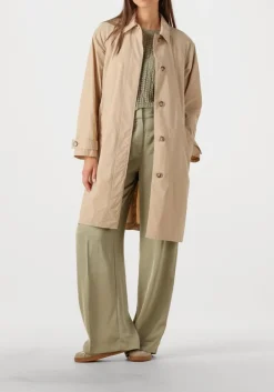 khaki dante6 broeken jules satin smart pants
