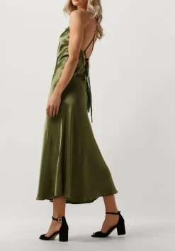 khaki greek archaic kori midi jurk 130512