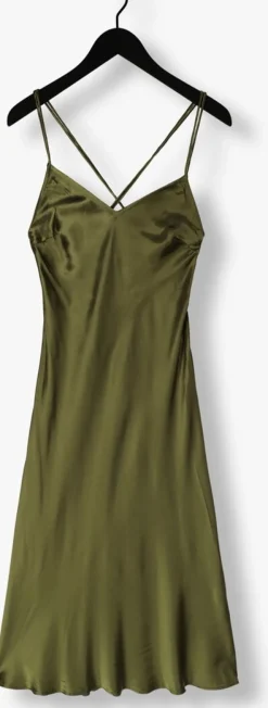 khaki greek archaic kori midi jurk 130512