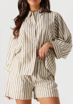 khaki knit-ted blouses becca