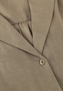 khaki mos mosh midi jurk mmnelli alexis dress