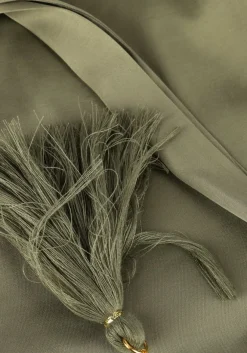 khaki nema maxi jurk n162