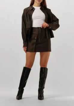 khaki second female minirok oregon skirt