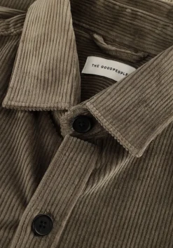 khaki the goodpeople overshirt snewy