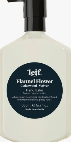 leif handverzorging flannel flower hand balm 500ml