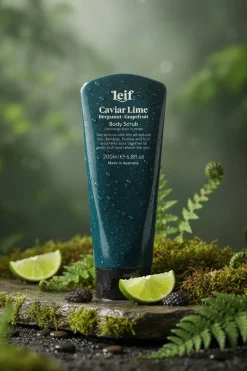 leif lichaamsverzorging caviar lime body scrub 200ml