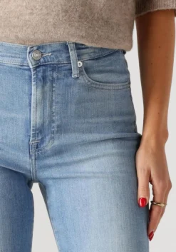 lichtblauwe 7 for all mankind wide jeans modern dojo bloom