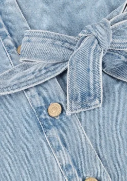 lichtblauwe 7 for all mankind mini jurk shirt dress