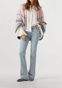 lichtblauwe 7 for all mankind bootcut jeans bootcut olina with embellished squiggle