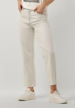 lichtblauwe 7 for all mankind bootcut jeans logan stovepipe icy bay with raw cut