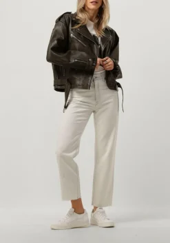 lichtblauwe 7 for all mankind bootcut jeans logan stovepipe icy bay with raw cut