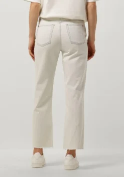 lichtblauwe 7 for all mankind bootcut jeans logan stovepipe icy bay with raw cut