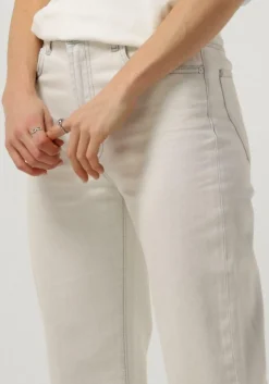 lichtblauwe 7 for all mankind bootcut jeans logan stovepipe icy bay with raw cut