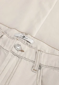 lichtblauwe 7 for all mankind bootcut jeans logan stovepipe icy bay with raw cut