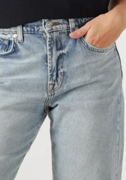 lichtblauwe 7 for all mankind straight leg jeans tess trouser ode to
