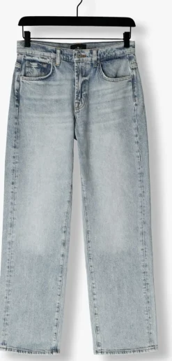 lichtblauwe 7 for all mankind straight leg jeans tess trouser ode to
