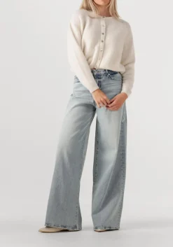 lichtblauwe 7 for all mankind straight leg jeans marie wide leg ode to