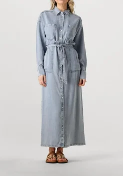 lichtblauwe aaiko maxi jurk dilien ten 549