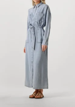 lichtblauwe aaiko maxi jurk dilien ten 549