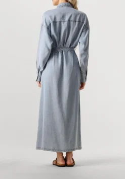 lichtblauwe aaiko maxi jurk dilien ten 549